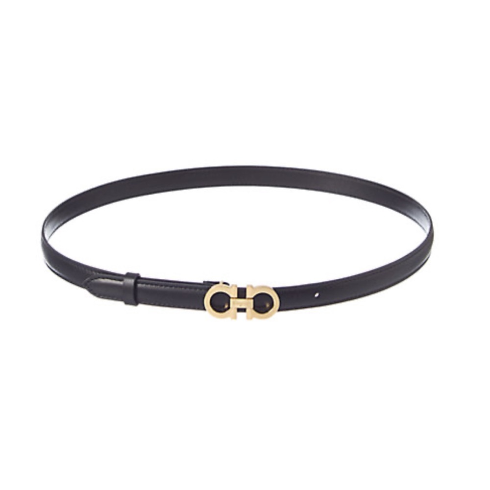 Salvatore Ferragamo Gancini Skinny Belt